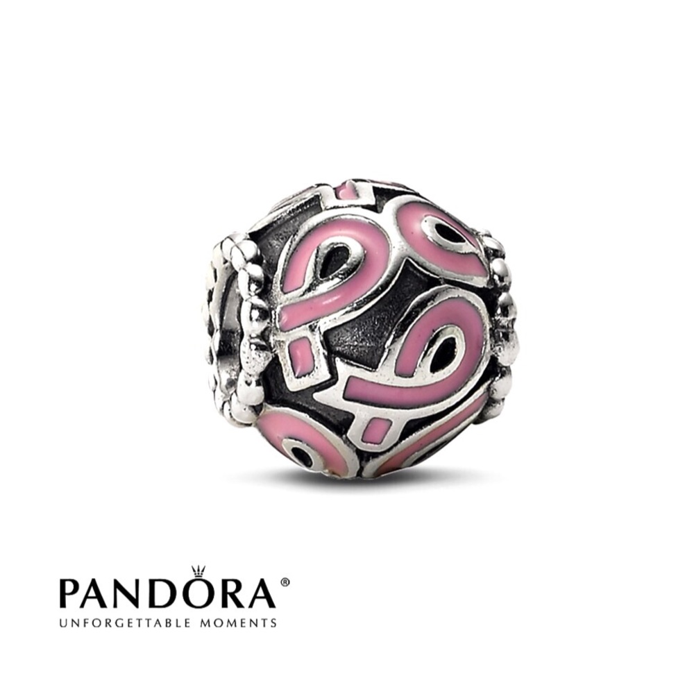 Pandora Pink Ribbon Breast Cancer Charm #790755